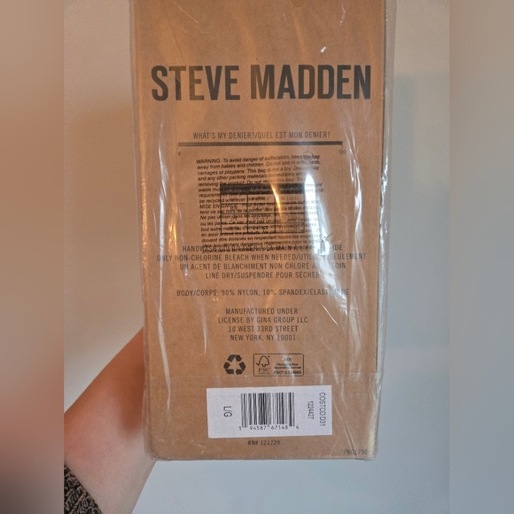 New In Box STEVE MADEN 4 Pairs Of Black Tights - Picture 3 of 4